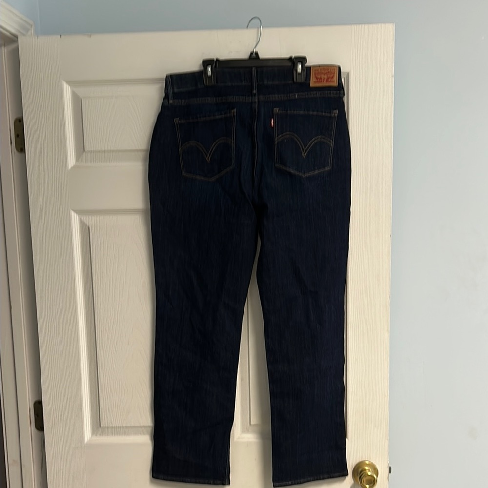 Levi's Dark Blue Straight Jeans. New/never worn without tags - Picture 11 of 16